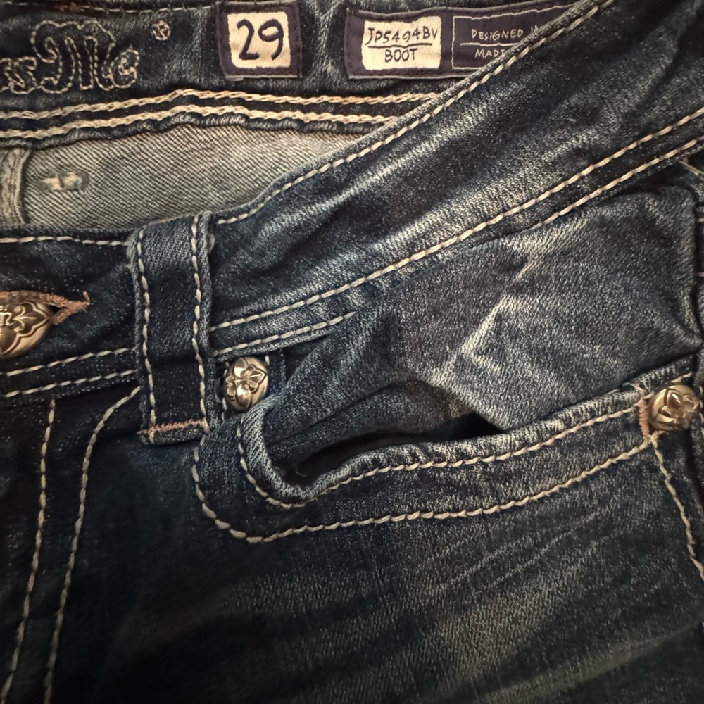 Miss Me Women's Boot Cut Jeans Size 29 - Picture 6 of 7